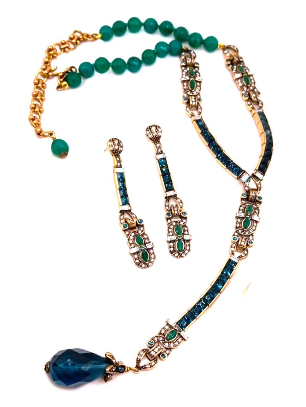 Heidi Daus Mint Demi Parure Jewelry Set